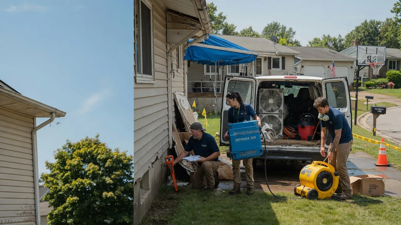 Ceiling Leak Cleanup in Steubenville, OH near me